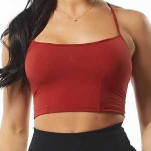 Alphalete Ultrasoft camisole tank Cherry medium // defective